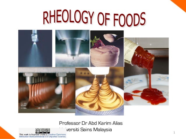 Rheology of Foods